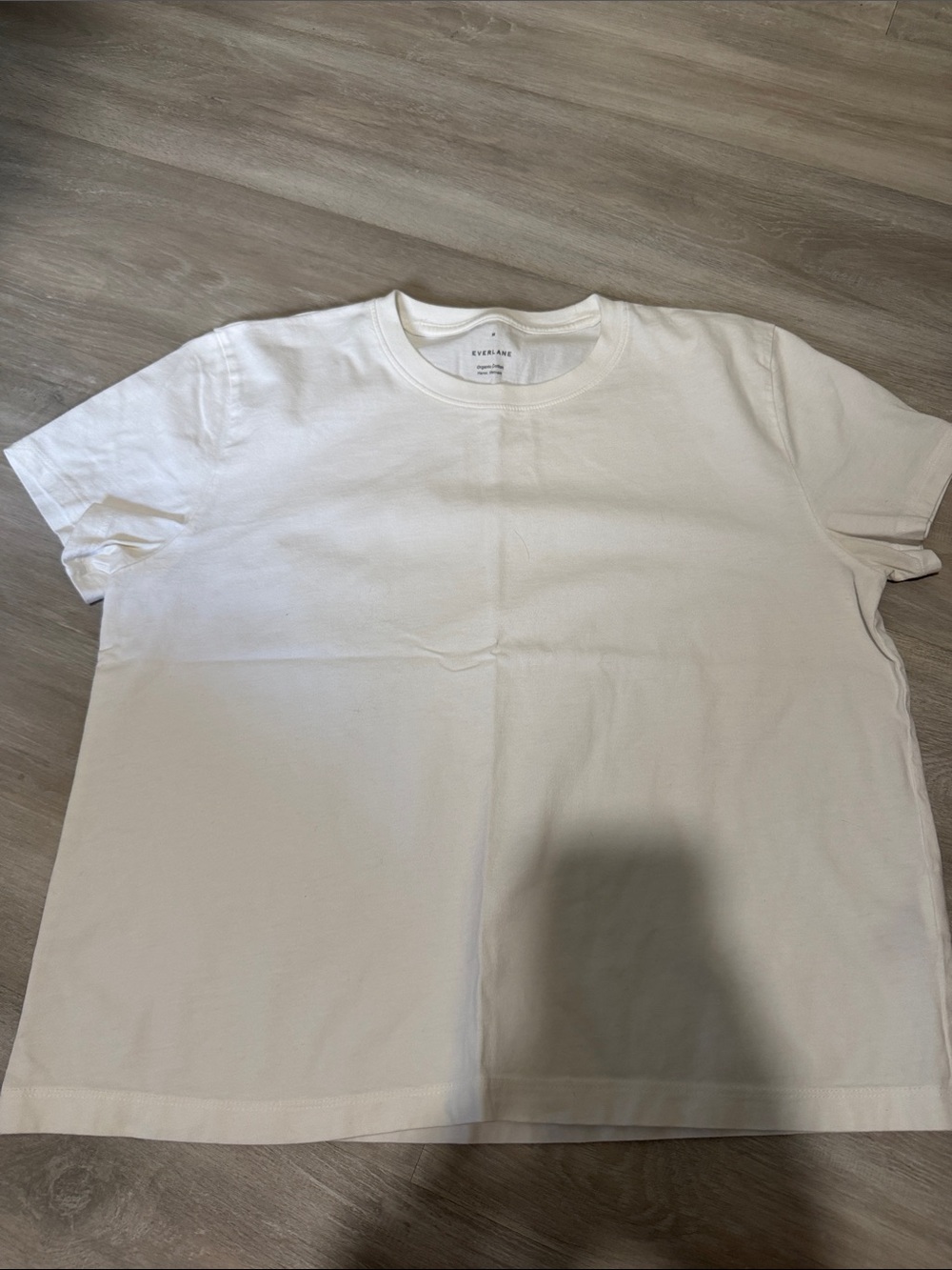 Everlane White Crewneck Short Sleeve Tee size Med